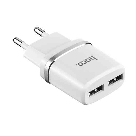 СЗУ Hoco C12 Charger + Cable Lightning 2.4A 2USB Херсон