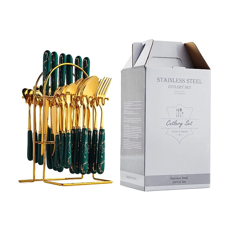 Набор столовых приборов на 6 персон Зеленый Киев - изображение 9