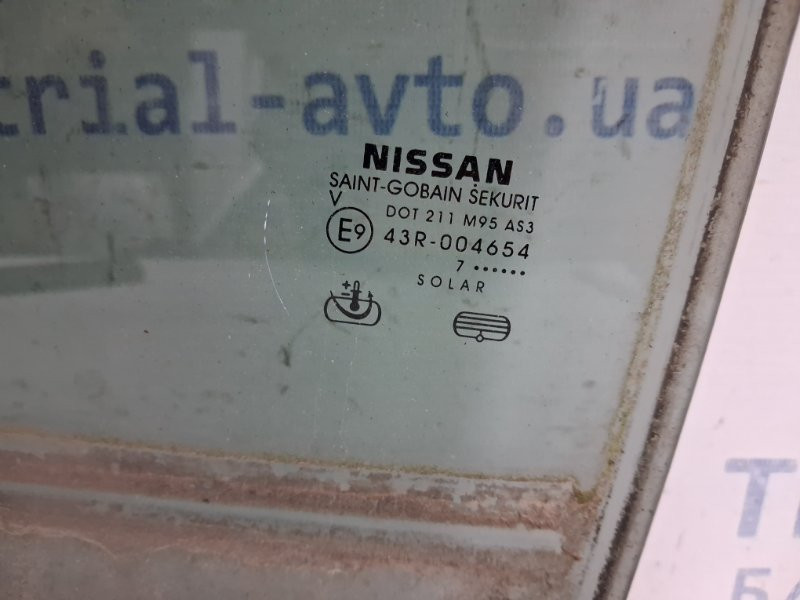 Стекло двери заднее левое Nissan Navara D40 2.5 DIESEL YD25DDTI 2004 (б/у) Київ - зображення 3