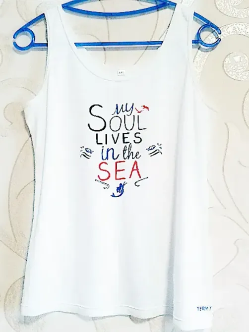 Женская летняя майка Днепр - изображение 1