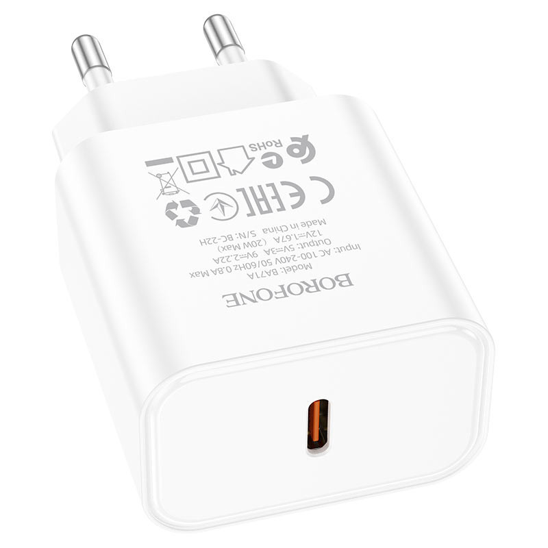 СЗУ Borofone BA71A PD20W (1USB-C) Херсон - зображення 1