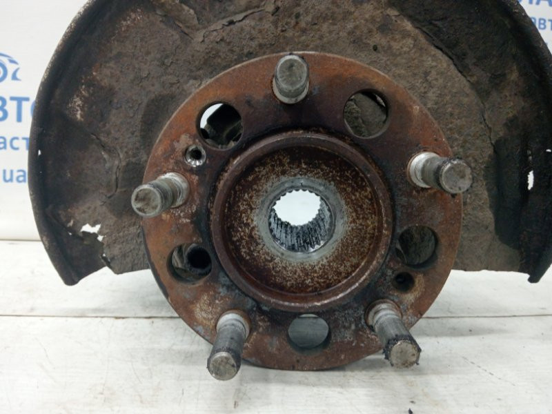 Кулак поворотный левый со ступицей SsangYong Rexton Y250 2.7 D27DT 2006 (б/у) Київ - зображення 2