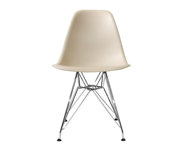 Стілець Тауер ніжки метал пластик бежевий Дніпро - зображення 1