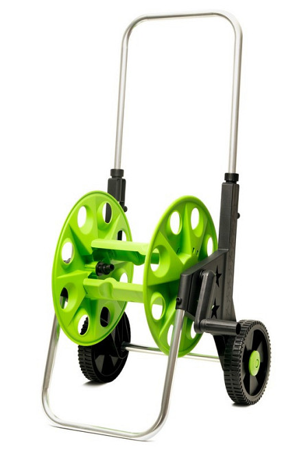 Катушка для шланга MASTERTOOL 60 м с телескопической ручкой на колесах 92-8802 Харків - зображення 2