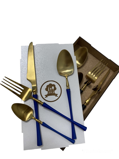Набор столовых приборов Blue Few (на 4 персоны) Киев - изображение 3