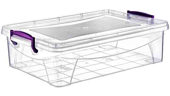 Контейнер на защелках 3,5 л прозрачный Київ