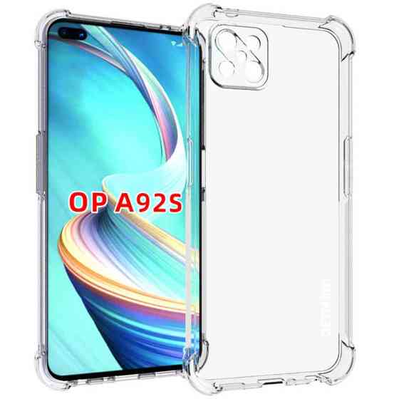 TPU чехол GETMAN Ease logo усиленные углы Full Camera для Oppo A92s Херсон