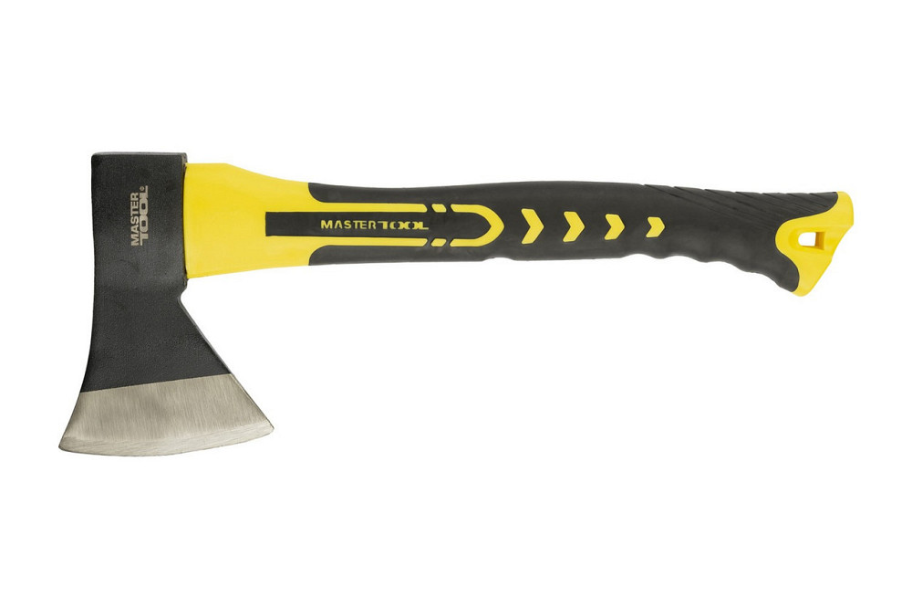 Топор MASTERTOOL 600 г HRC 50 рукоятка фиберглассовая 390 мм 05-0201 Харків - зображення 2