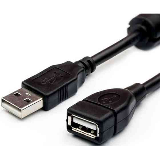 USB подовжувач Atcom USB 2.0 AM/AF 1.5m Black (17206) Харків