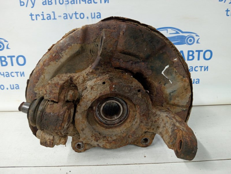 Кулак поворотный левый со ступицей SsangYong Rexton Y250 2.7 D27DT 2006 (б/у) Київ - зображення 2