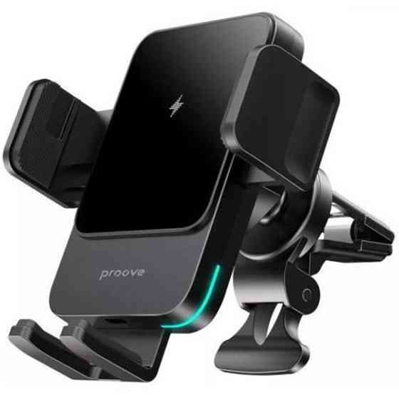 Автомобільний тримач з БЗП Proove Sonic 15W Metal Gray (WHSN15002001) (Код товару:38168) Харків