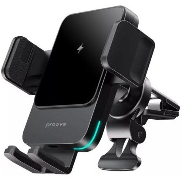 Автомобільний тримач з БЗП Proove Sonic 15W Metal Gray (WHSN15002001) (Код товару:38168) Харків - зображення 1