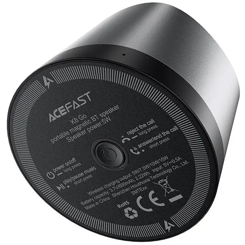 Bluetooth Колонка Acefast K8 + БЗУ 15W Херсон - изображение 3