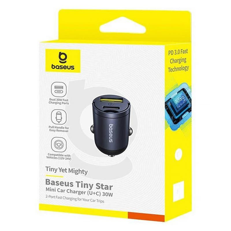 АЗУ Baseus Tiny Star Mini 30W (1USB-A/1C) (C00035001121) Херсон - зображення 2