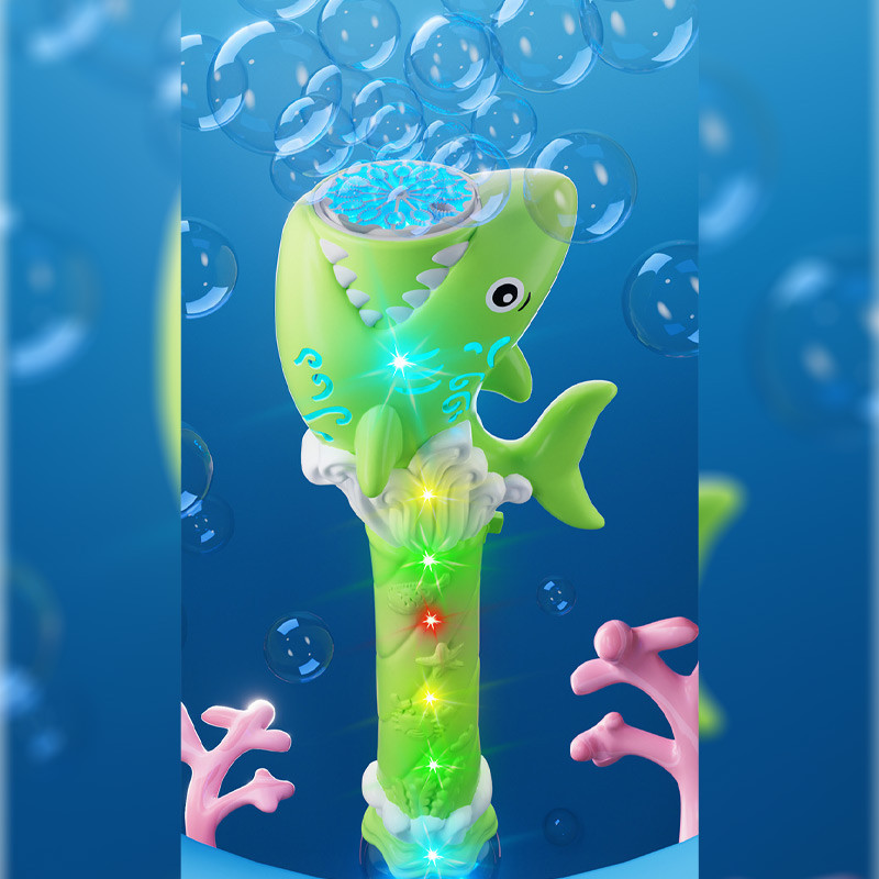 Уценка Пистолет с мыльными пузырями H038 Shark + bottle 50ml Херсон - зображення 4