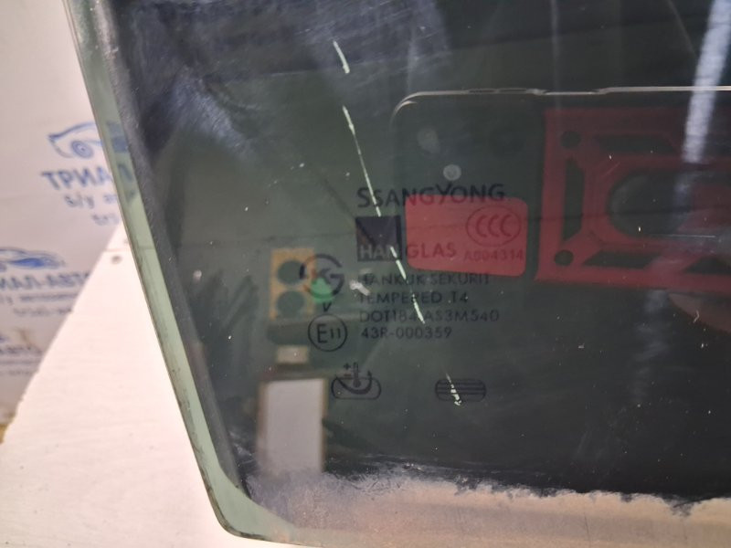 Стекло двери заднее правое SsangYong Rexton Y250 2.7 D27DT 2006 (б/у) Київ - зображення 3