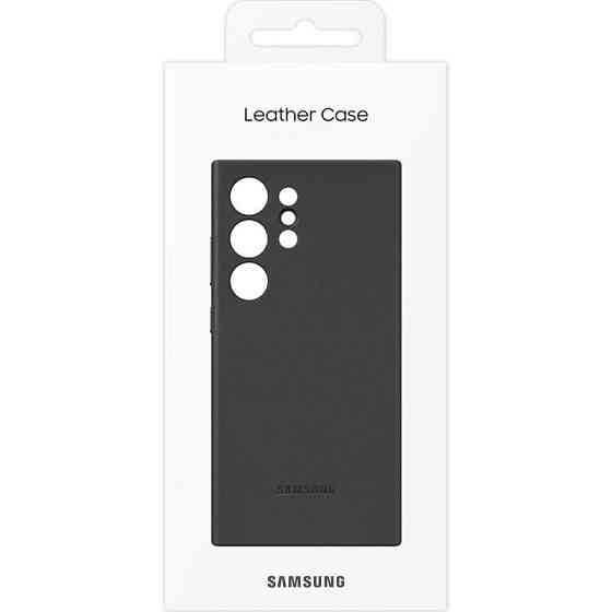 Кожаный чехол Leather Case (AAA) для Samsung Galaxy S24 Ultra Херсон