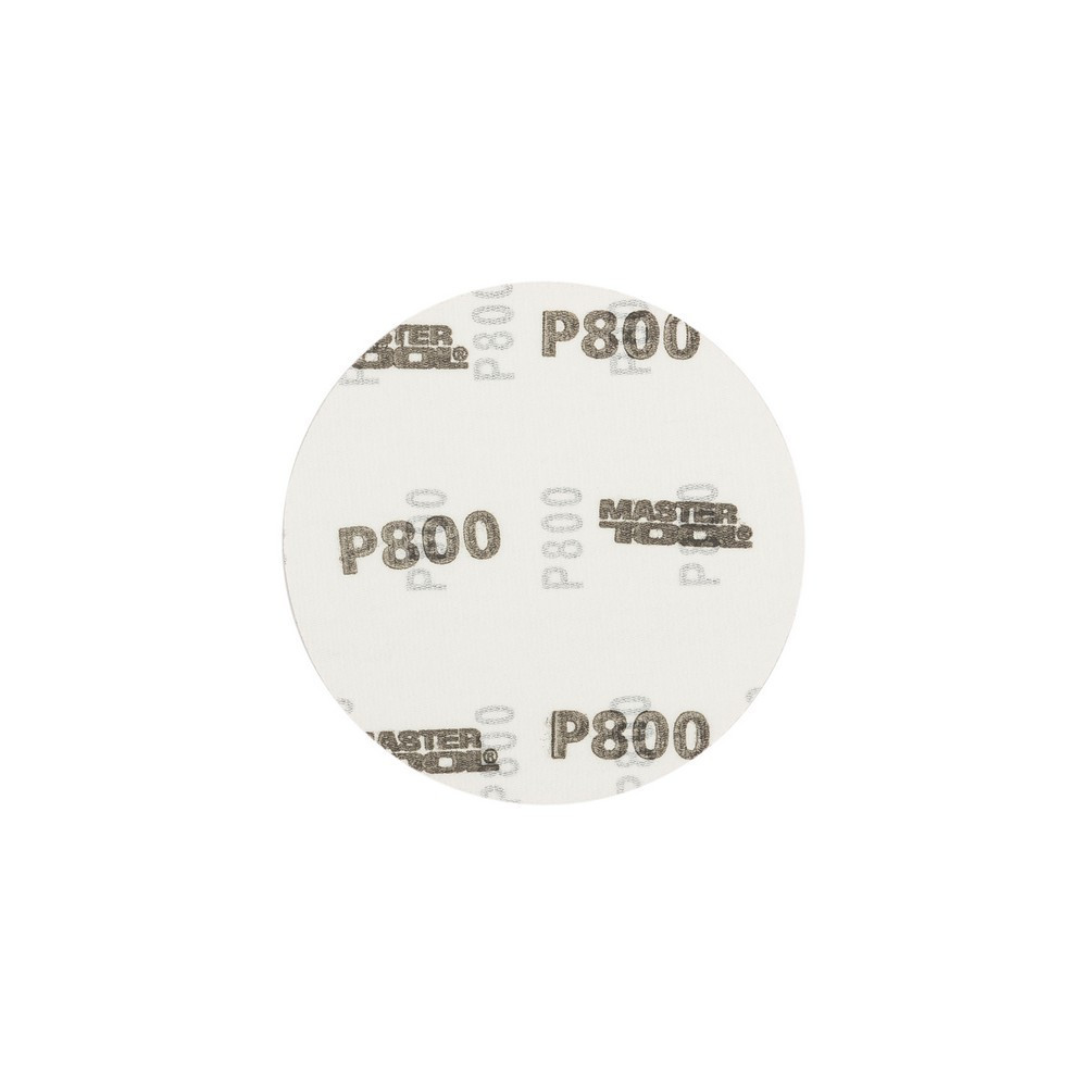 Круг шлифовальный на липучке MASTERTOOL 125 мм зерно 800, набор 10 шт 08-2580 Харьков - изображение 2
