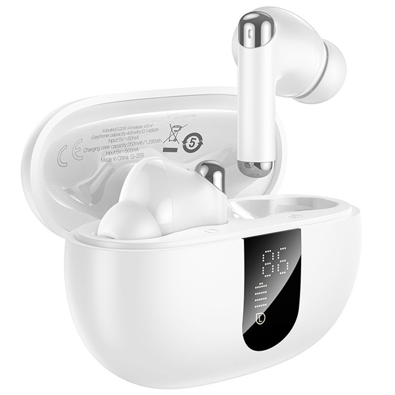 Беспроводные TWS наушники Hoco EQ26 Nice ANC+ENC Херсон - зображення 1