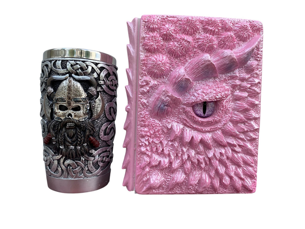 Подарочный набор Стакан 3 Викинг Рыцарь и Блокнот 3 «Дракон Единорога» Київ - зображення 3