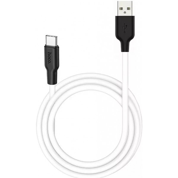 Кабель Hoco X21 Plus Silicone USB to Type-C 2m Black&White (Код товару:32643) Харьков - изображение 3