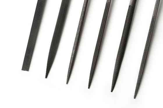 Надфили MASTERTOOL с двухкомпонентной ручкой 140 мм набор 6 шт 06-0010 Харків