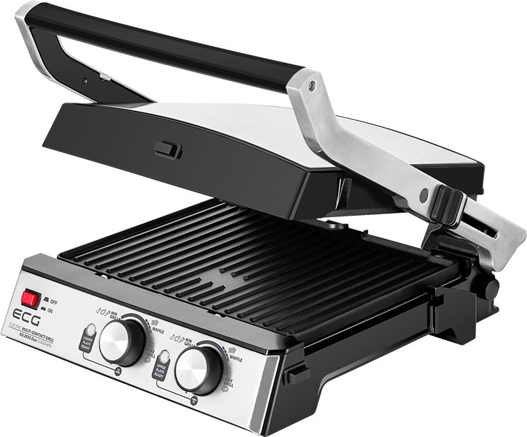 Электрогриль EСG Duo Grill and Waffle KG-2033 2000 Вт Київ - зображення 2