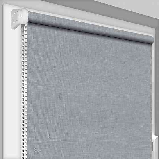 Рулонна штора Rolets Меланж джинс 1-732-950 95x170 см відкритого типу Світло-сіра Киев