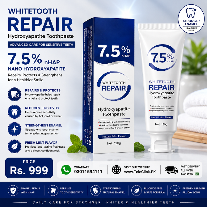 7.5% Hydroxyapatite Toothpaste In Pakistan - 03011594111 Львів - зображення 1