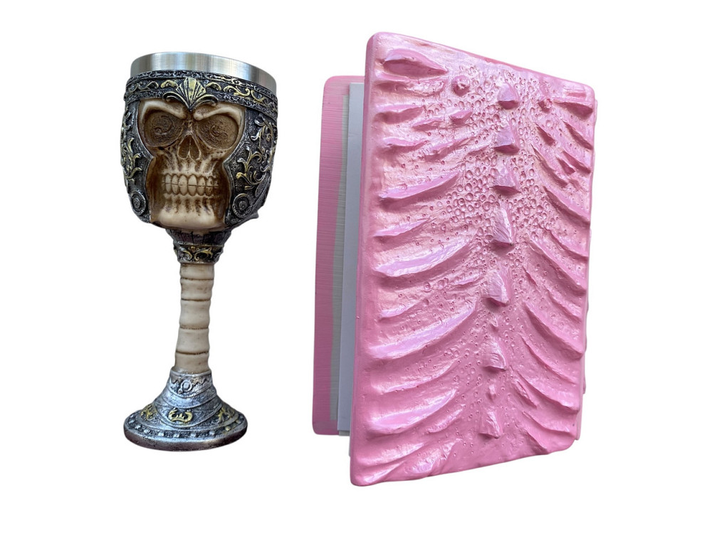 Подарочный набор Бокал 3 Череп в Шлеме и Блокнот 3 «Дракон Единорога» Київ - зображення 2