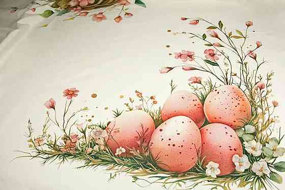 Скатерть пасхальная с тефлоновым покрытием 175×215 см, разноцветная Одеса