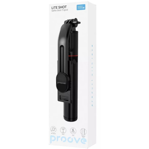 Трипод Proove Lite Shot (1060mm) Black (MPSC00000001) Харків - зображення 2