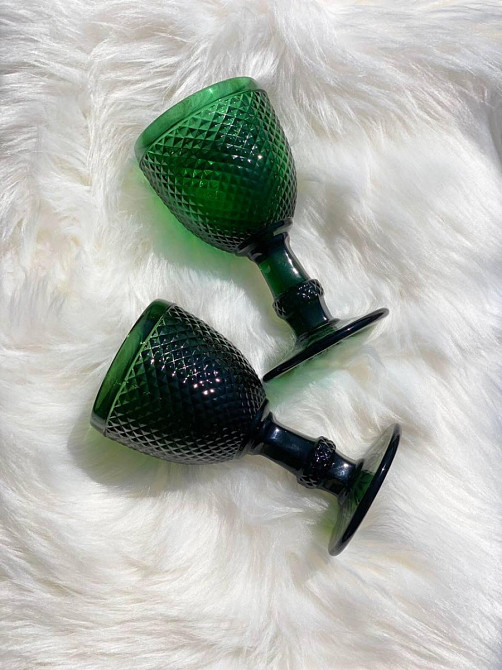 Келих OLens Амбер 7824А-5 250 мл зелений Київ - зображення 1