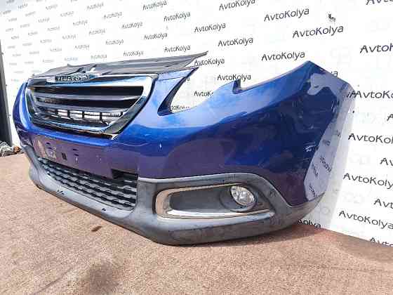 Бампер передний в сборе Peugeot 2008 2013-2016 (9802521077) Ковель