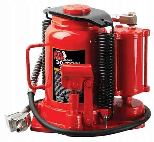 Домкрат гидравлическо-пневматический столбчатый 30 т 250–405 мм прочный TORIN TRQ30002 Харків