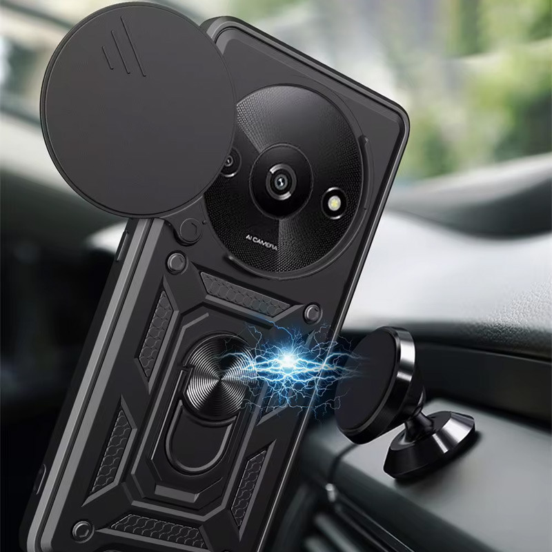 Ударопрочный чехол Camshield Serge Ring для Xiaomi Redmi A3 / A3x Херсон - зображення 2