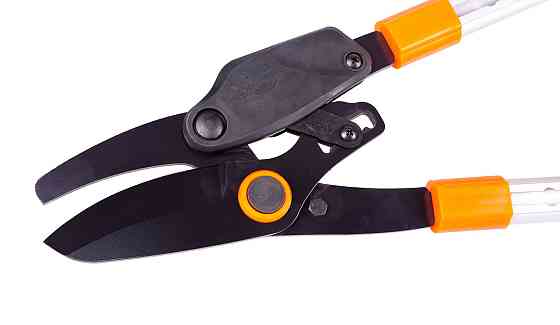 Сучкорез с наковальней MASTERTOOL храповый с алюминиевыми телескопическими ручками 700-1030 мм тефло Харків