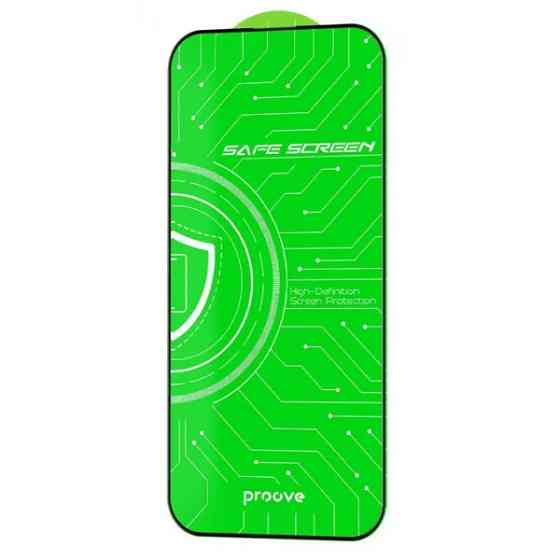 Захисне скло Proove Safe Screen для iPhone 16 Pro/17 Black Харків