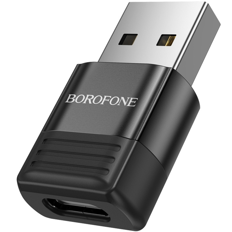 Переходник Borofone BV18 USB male to Type-C female USB2.0 Херсон - изображение 1