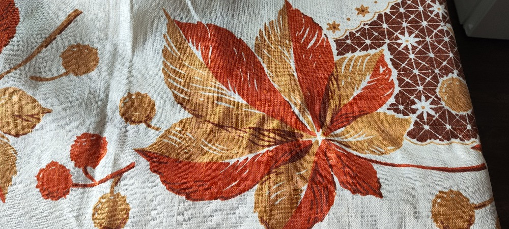 Скатерть льняная с осенним принтом Харків - зображення 3