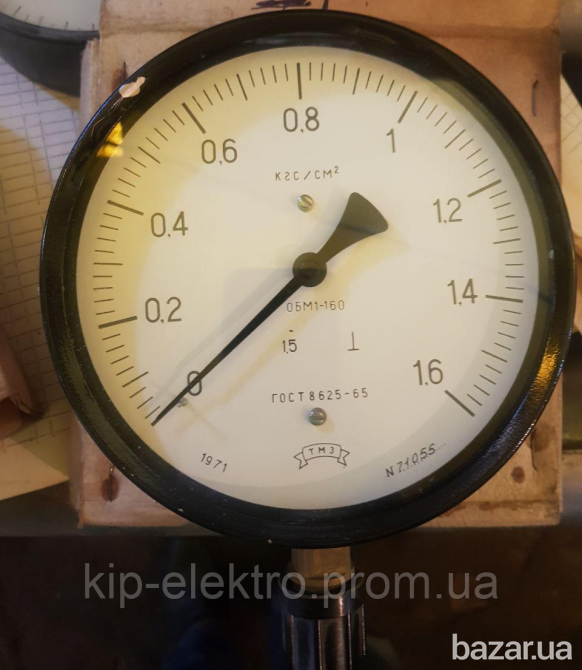 Манометр ОБМ1-160, вакуумметр ОБВ1-160, мановакуумметр ОБМВ1-160  (ОБМ-160, ОБВ-160, ОБМВ-160, ОБМ,  Київ - зображення 3