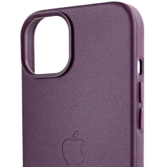 Кожаный чехол Leather Case (AA Plus) with Magnetic Fit для Apple iPhone 14 (6.1") Херсон