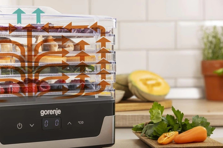 Сушилка для овощей и фруктов Gorenje FDK400DE 240 Вт черная Киев - изображение 10