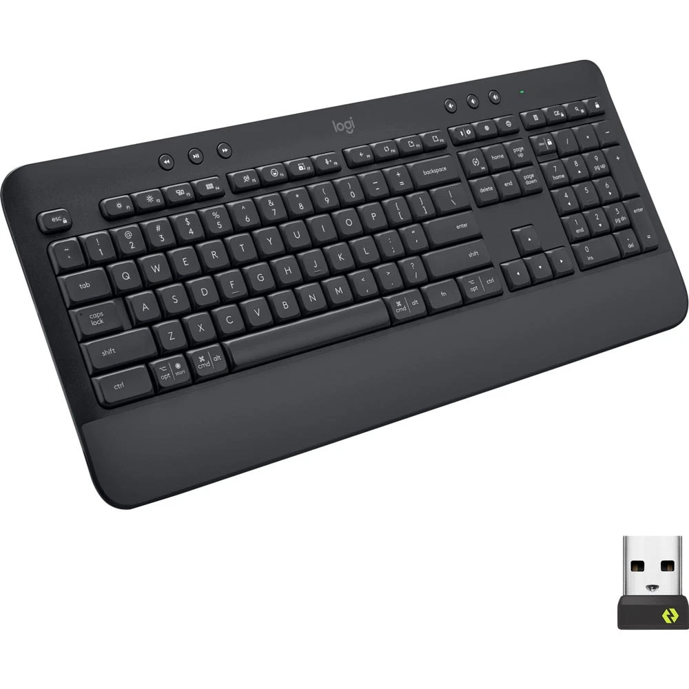 Клавиатура компьютерная безпроводная Logitech Signature K650 USB/Bluetooth Graphite 920-010945 графи Київ - зображення 1