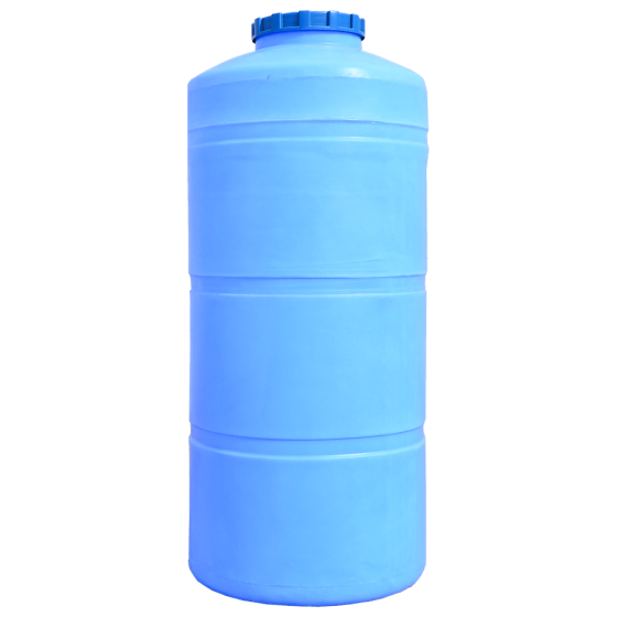 Емкость 750 л узкая вертикальная ВО ПБ голубая Київ