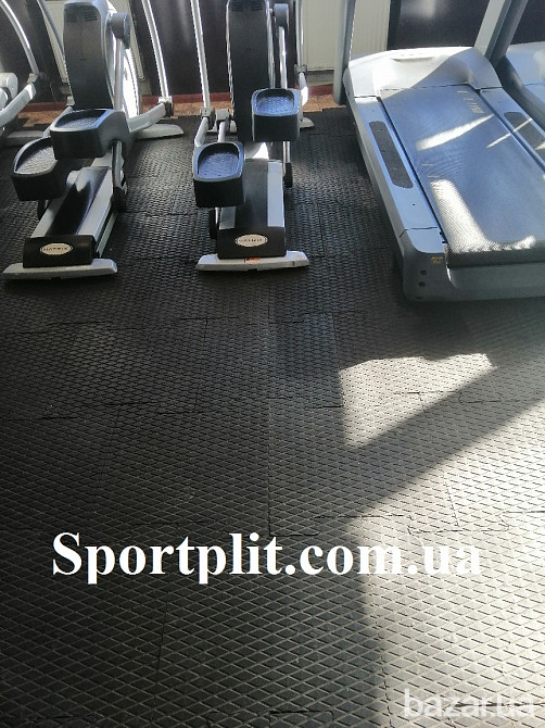 Резиновое напольное покрытие в Тренажёрный зал. Бровари - зображення 1