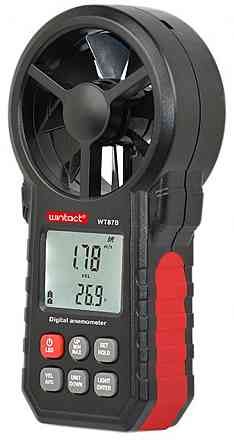 Анемометр крыльчатый USB, Bluetooth 0,3-30м/с, -10-45°C WINTACT WT87B Харків