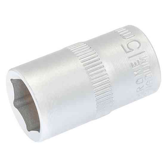 Головка торцевая 6-гранная MASTERTOOL ½" 15 мм L 40 мм CrV 78-0015 Харьков