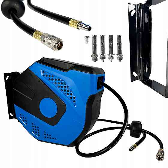 Шланг для компрессора 15 м на катушке 8x12мм с быстроразъемными соединениями AIRKRAFT AHC-35C Харьков