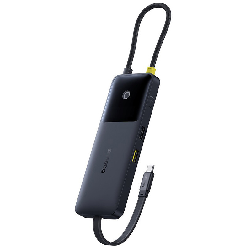 Переходник HUB Baseus OS Dual Fast Charging 6in1 (Type-C to HDMI4K@60Hz+2xUSB-A+3xUSB-C) (B0007090) Херсон - зображення 1